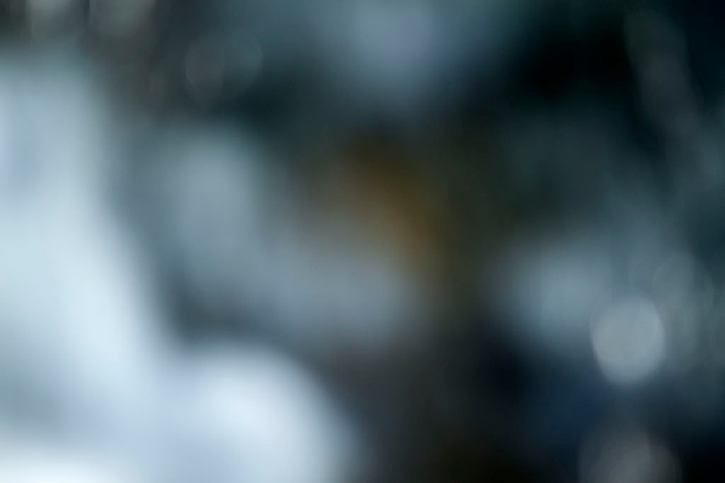 Cascade Springs & Alpine Loop, UT 2016 — cool blue-grey bokeh with white orbs and warm accent