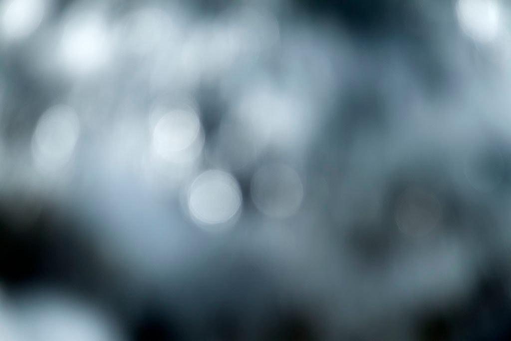 Cascade Springs & Alpine Loop, UT 2016 — cool silver-grey bokeh with multiple white orbs