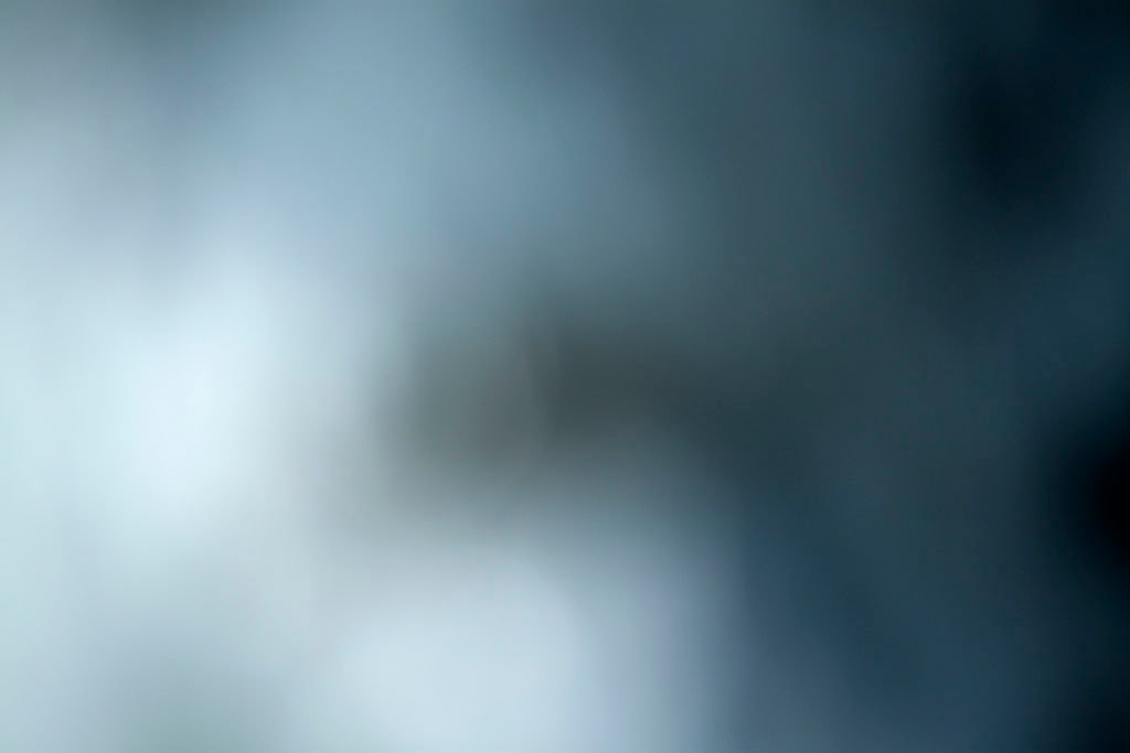 Cascade Springs & Alpine Loop, UT 2016 — cool blue-grey abstract with dark shadow mass center