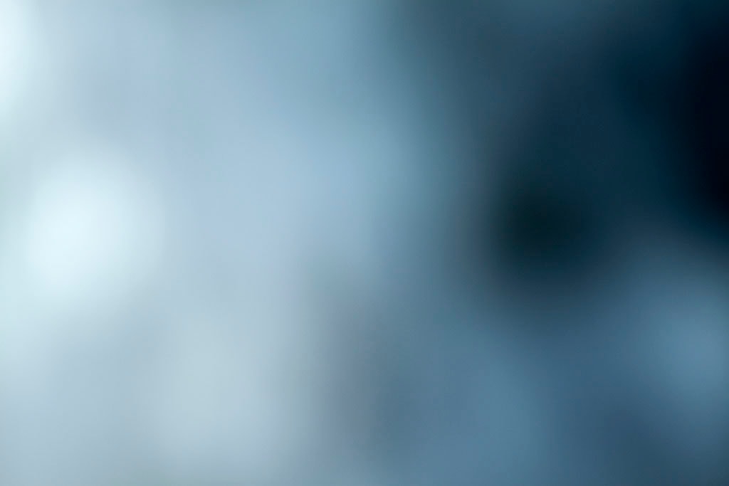 Cascade Springs & Alpine Loop, UT 2016 — cool blue-grey abstract with dark orb right