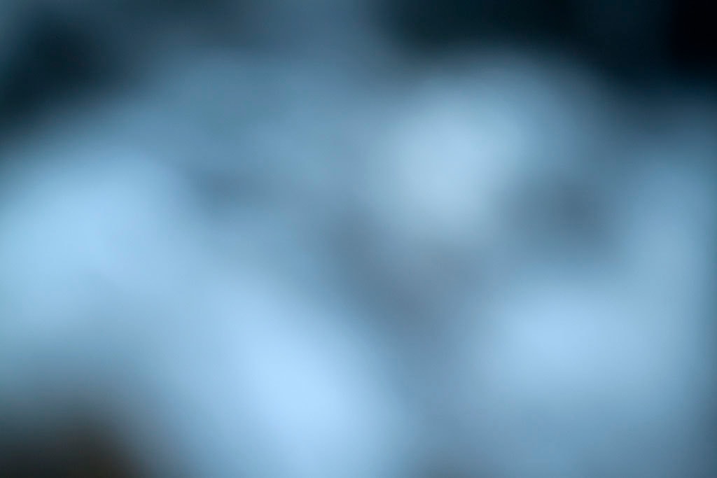 Cascade Springs & Alpine Loop, UT 2016 — cool blue-grey abstract with white orb center and dark diagonal