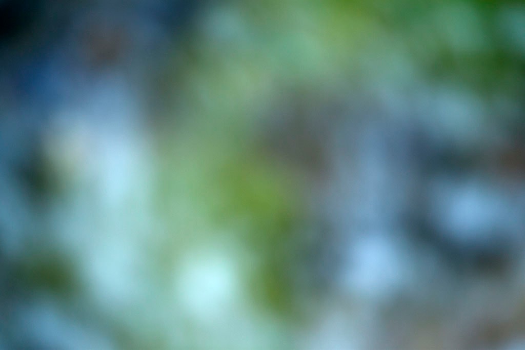 Cascade Springs & Alpine Loop, UT 2016 — green and blue bokeh with white orb lower left