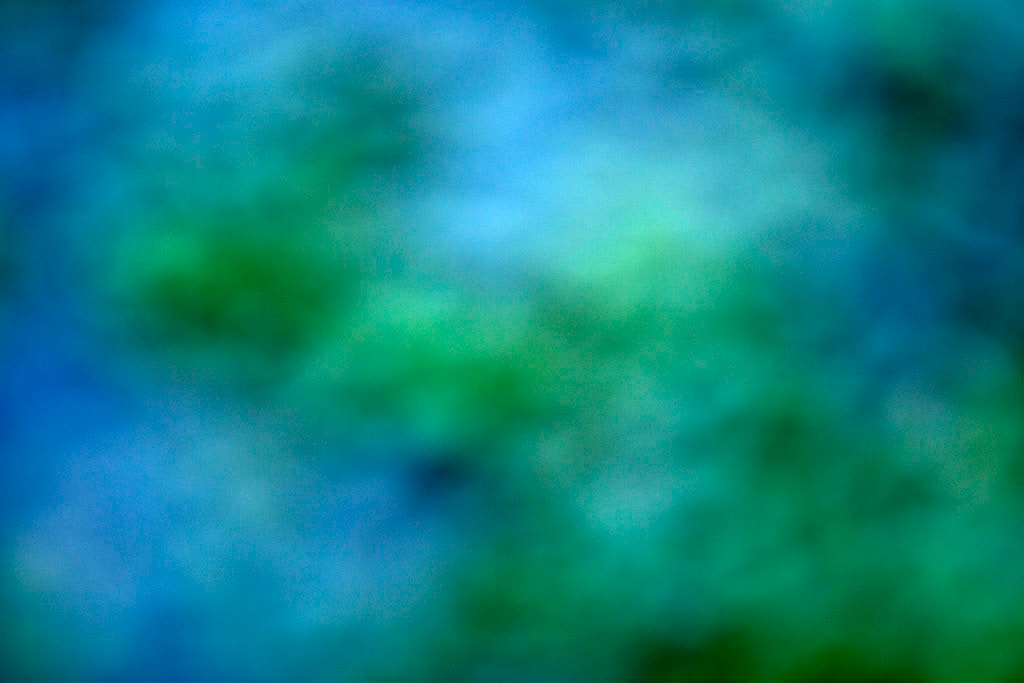 Cascade Springs & Alpine Loop, UT 2016 — blue and green abstract with soft teal cloud forms