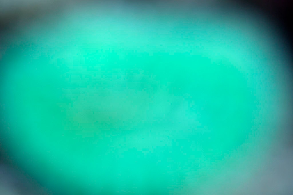Depoe Bay, OR 2017 — soft teal gradient abstract with dark vignette edges