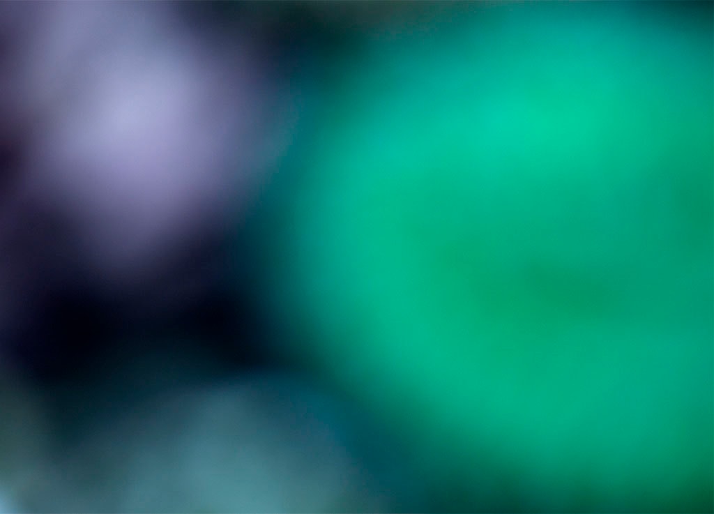 Depoe Bay, OR 2017 — cool teal and deep navy abstract with soft glowing orb