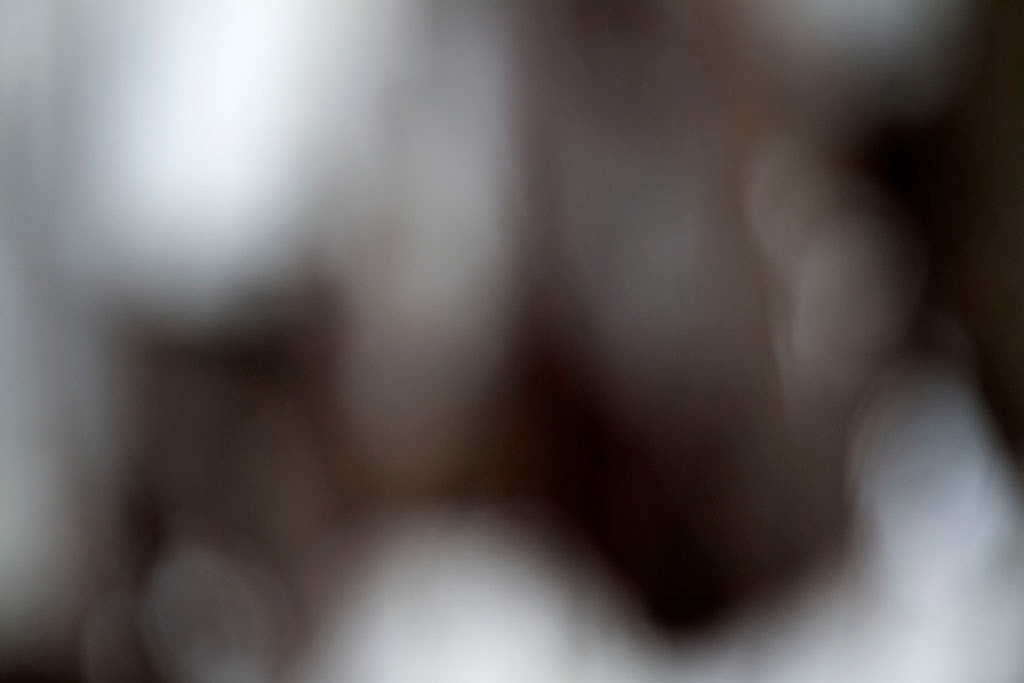 Provo Canyon, UT 2016 — dark taupe and white blurred shapes