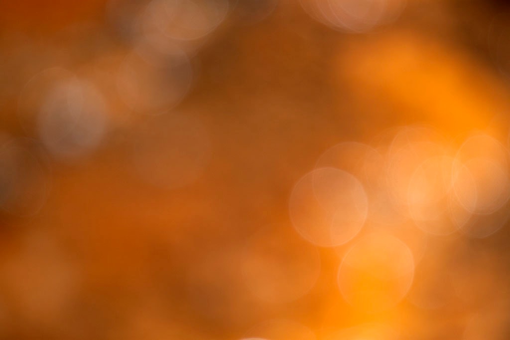 Yellowstone, WY 2016 — warm orange bokeh with large circular highlights