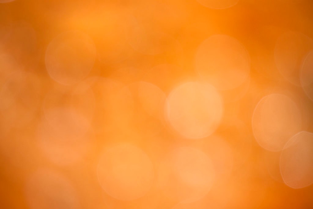 Yellowstone, WY 2016 — warm orange bokeh clusters abstract