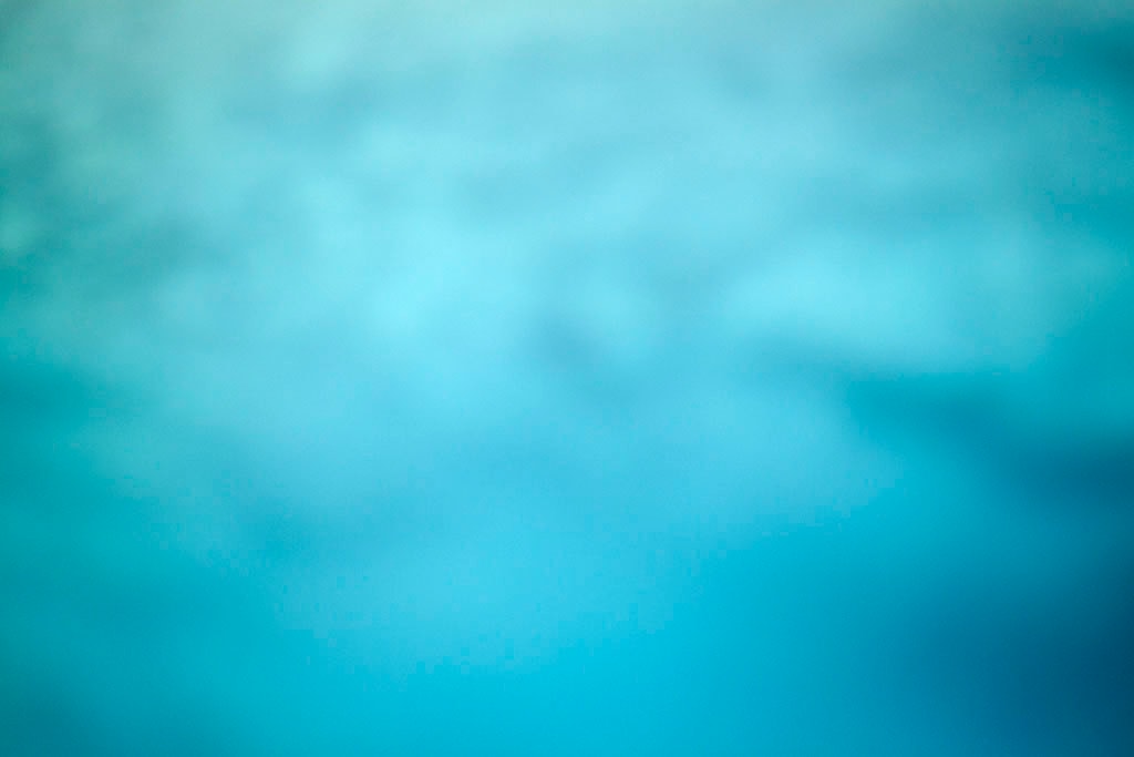 Yellowstone, WY 2016 — soft teal blue cloud abstract with pale streaks